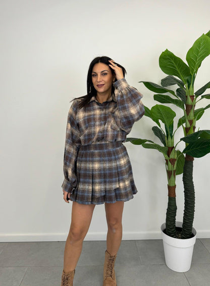 Gonna a pieghe art. 25755