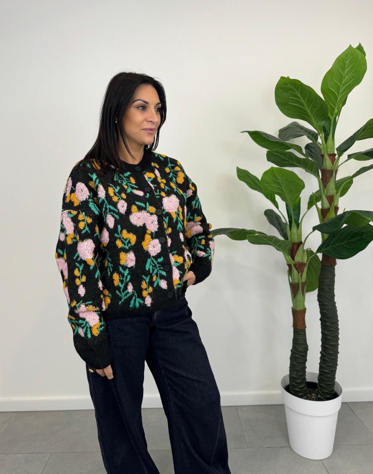 Cardigan Flowers art. 6084