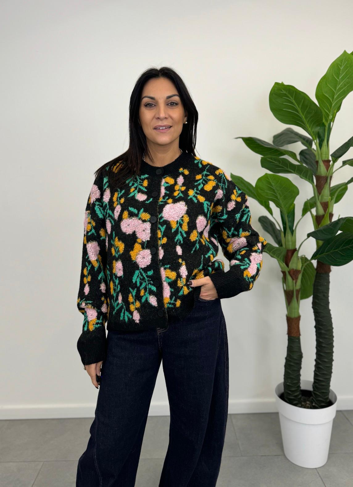 Cardigan Flowers art. 6084