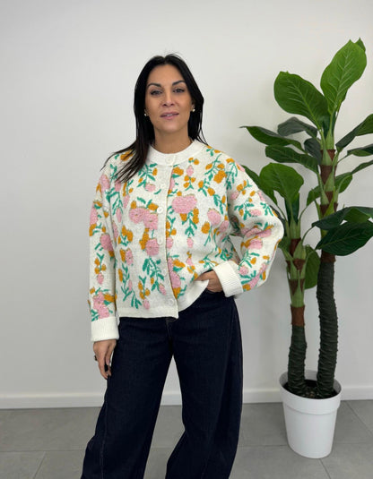 Cardigan Flowers art. 6084