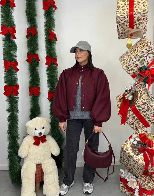 Bomber in panno art. 6799