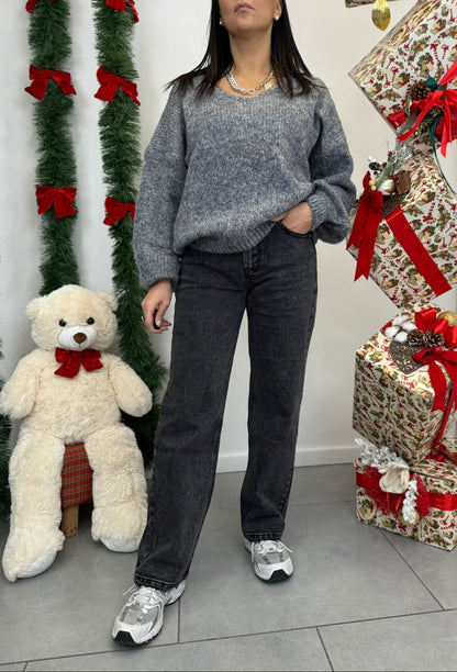 Jeans Palazzo Corto art. 3000-10