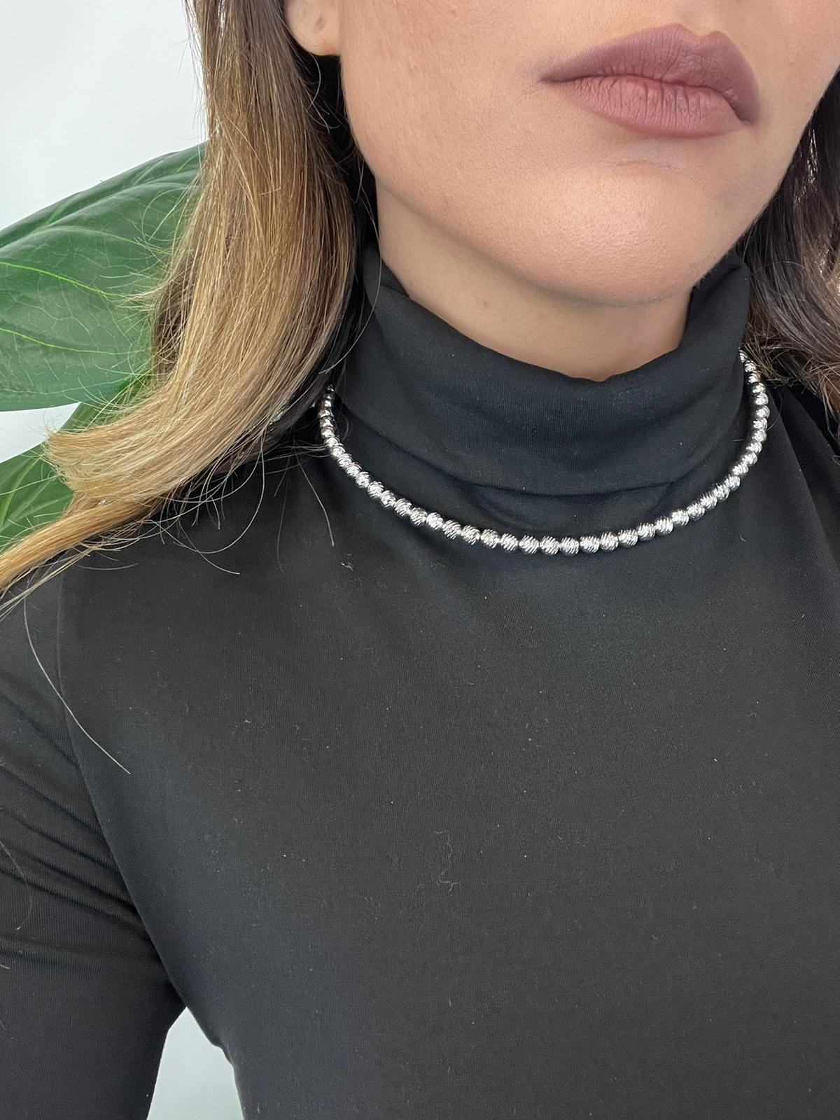 Collana Girocollo Perline