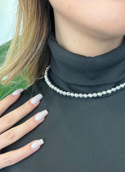Collana Girocollo Perline