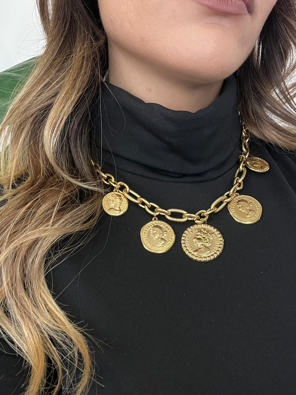 Collana Catena con Monete