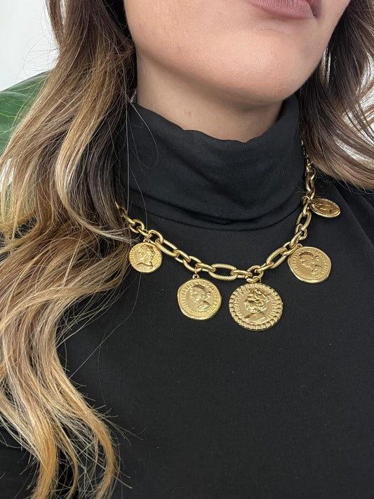 Collana Catena con Monete
