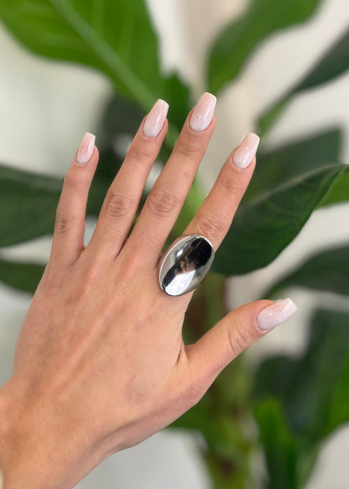 Anello Piatto Argento