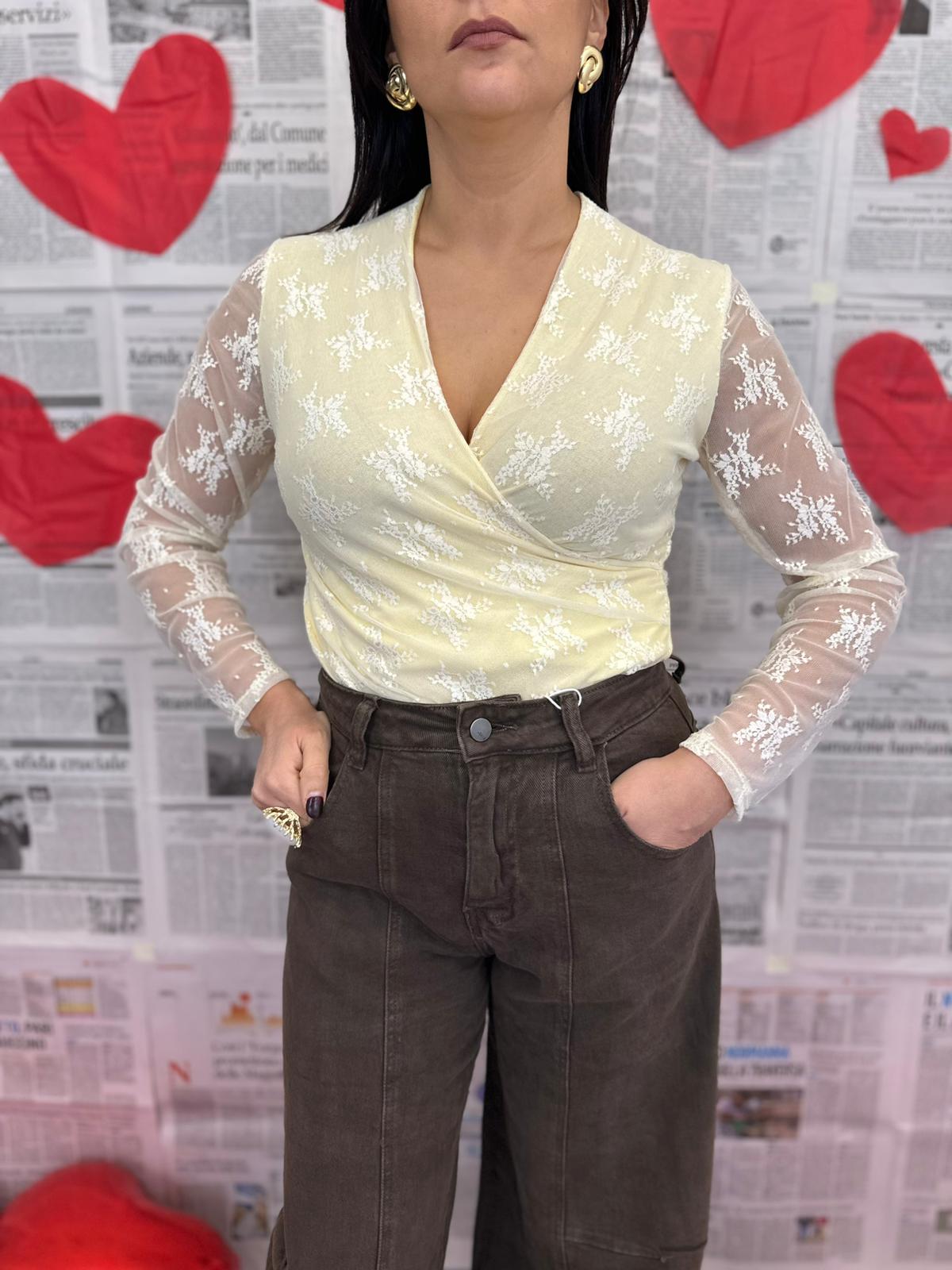 Maglia Aurora in pizzo art. 13721