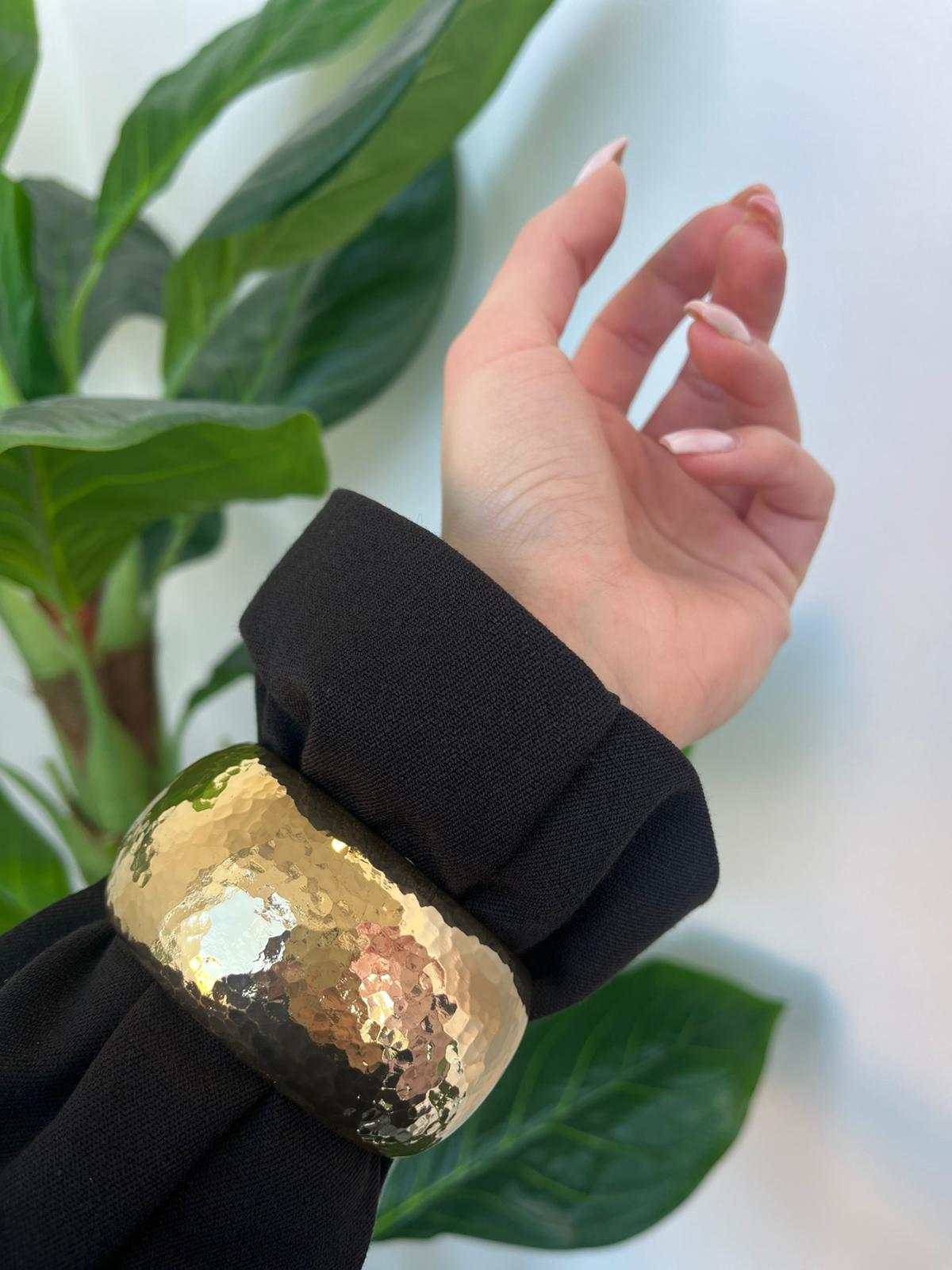 Bracciale Rigido Martellato