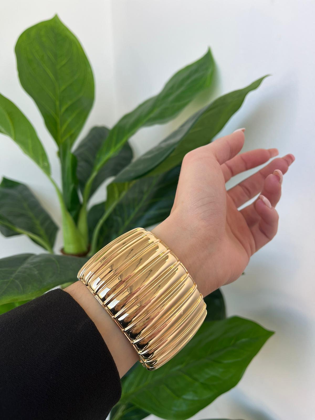 Bracciale Rigido Rigato