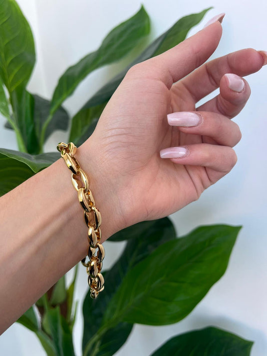 Bracciale Catena Dorata