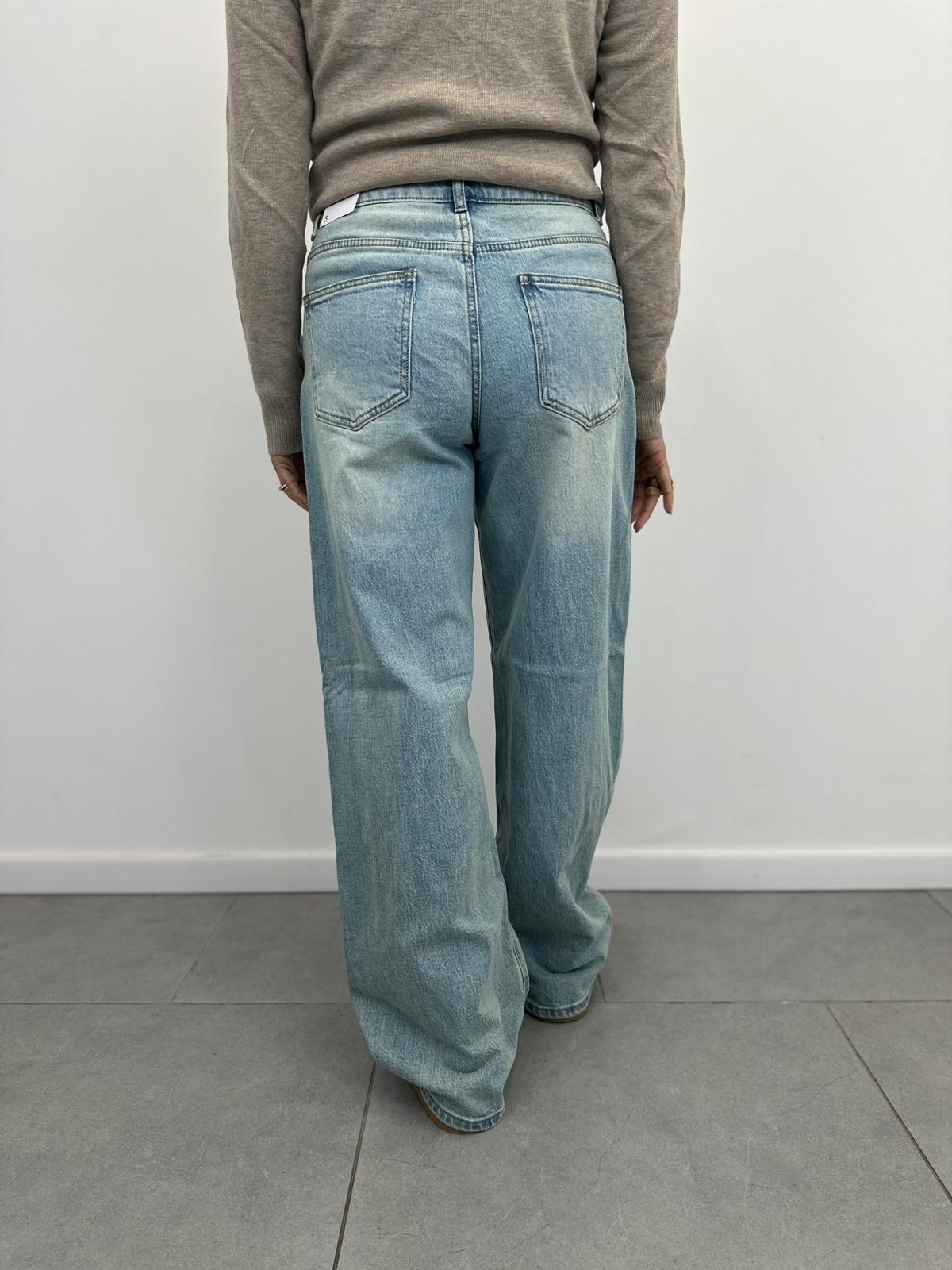 Jeans Palazzo Sabbiato art. 1357-2