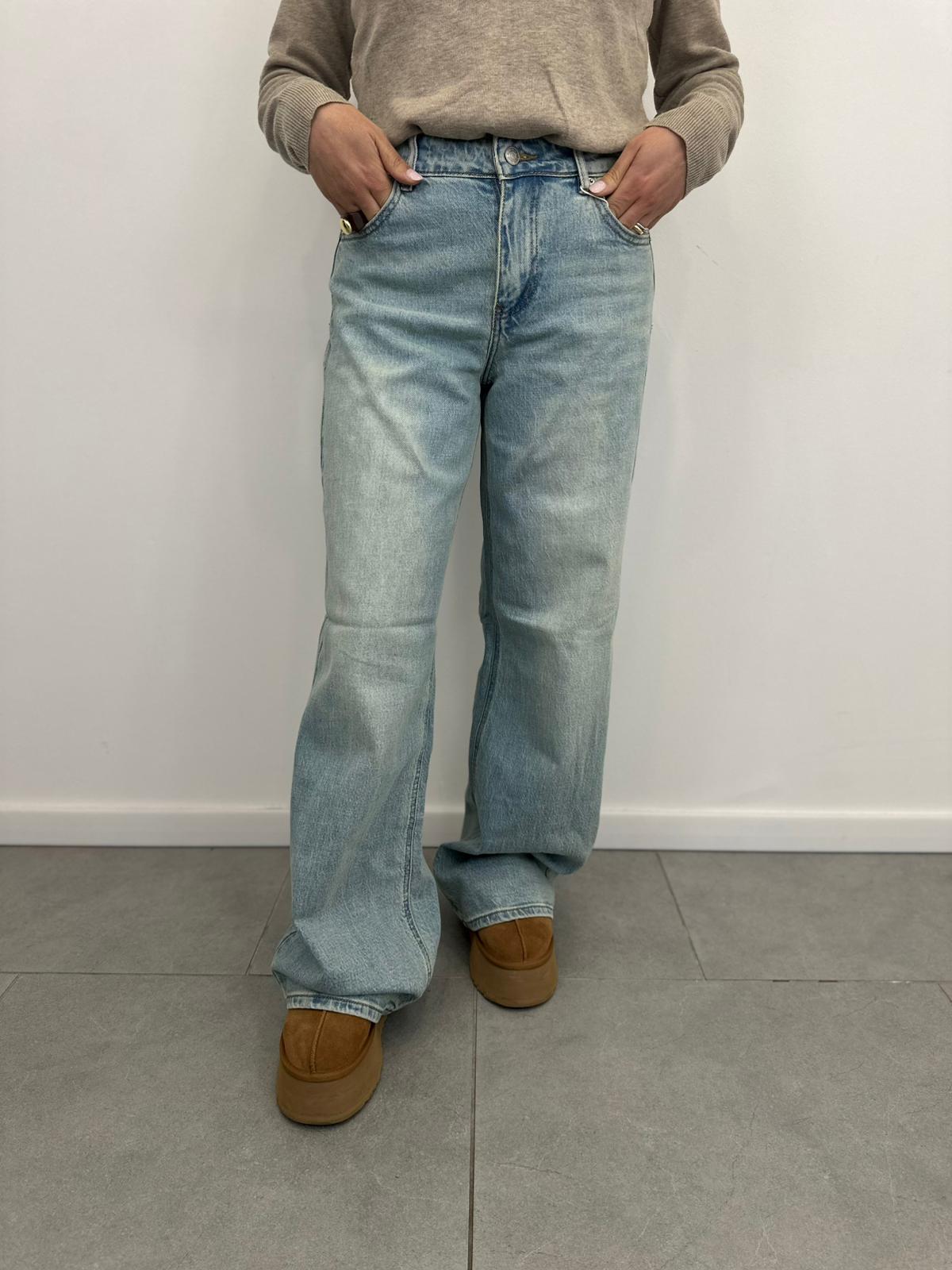 Jeans Palazzo Sabbiato art. 1357-2