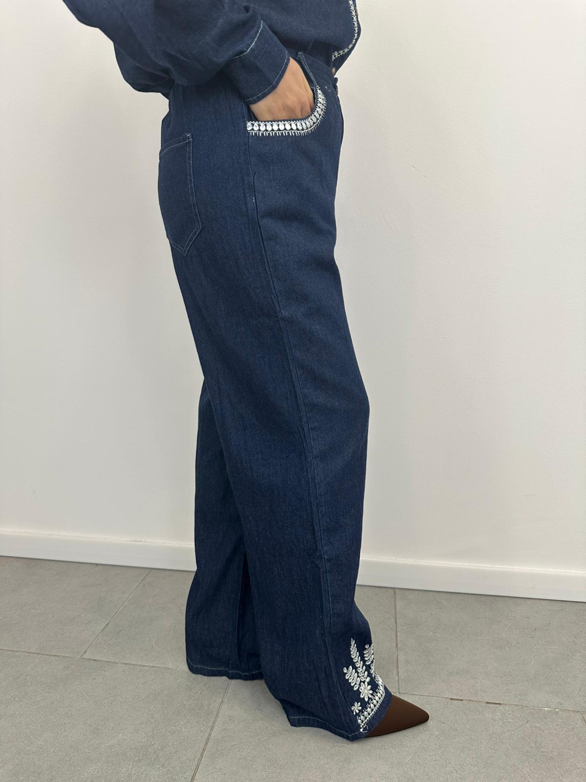 Pantalone Ricamo art. 893