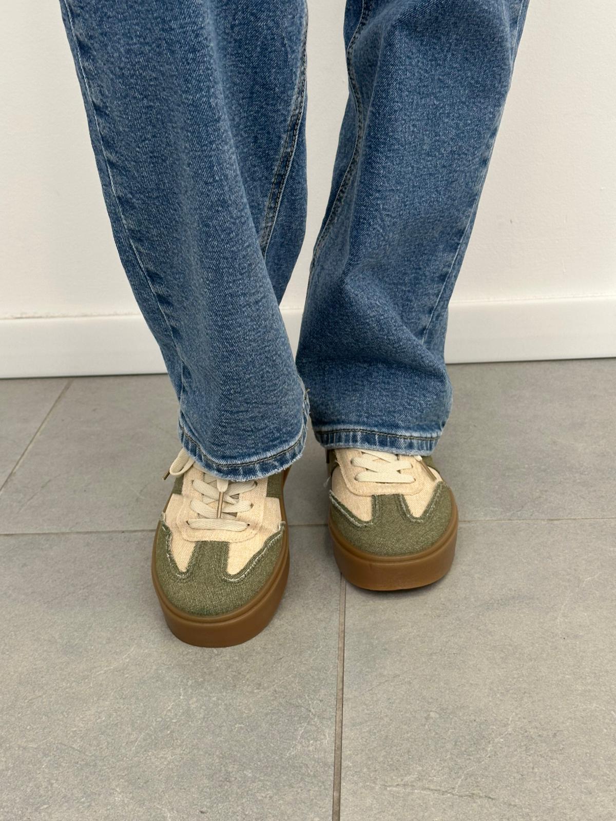 Sneakers Green art. 008