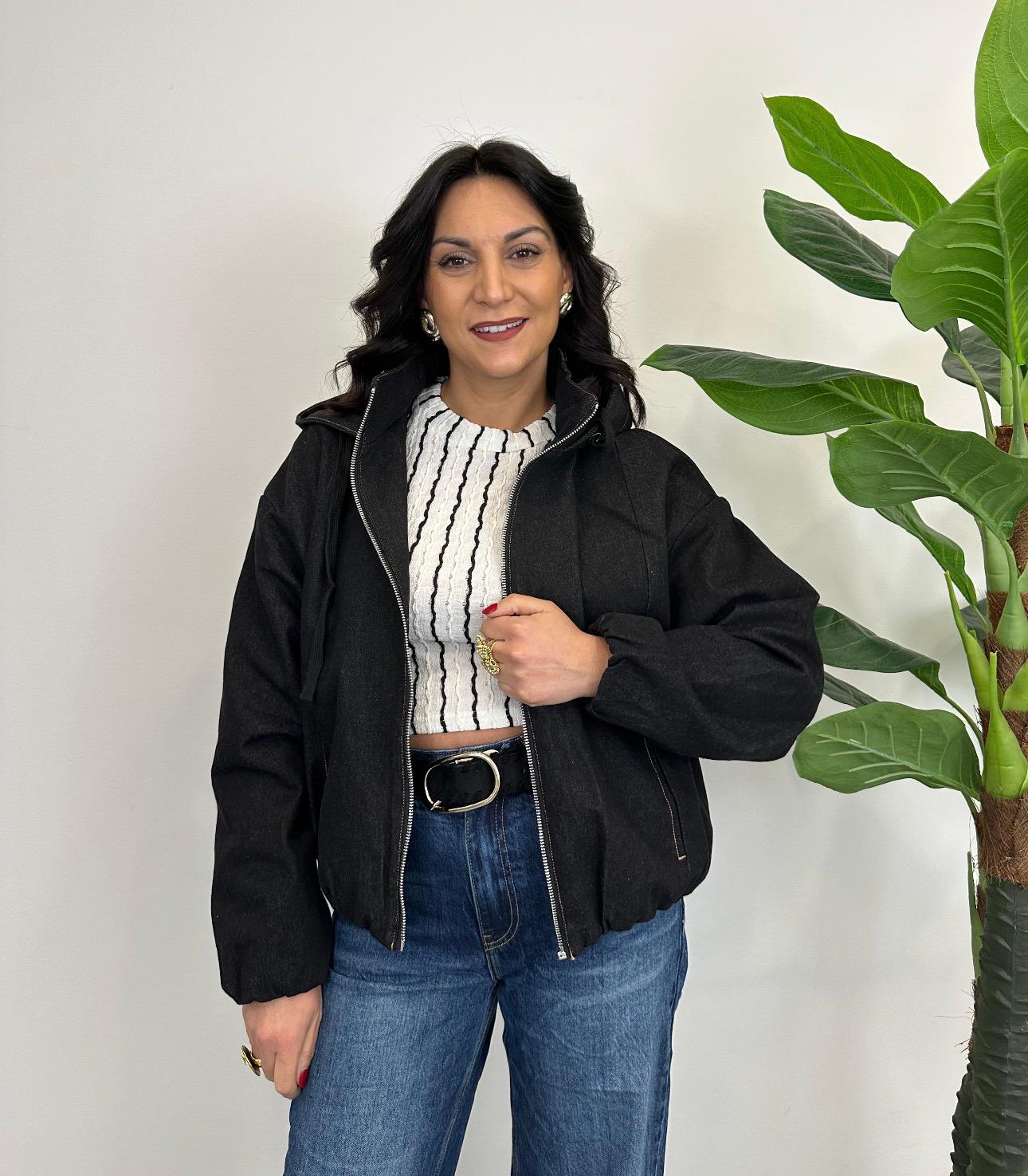 Bomber Felisia in Denim art. 5-6103