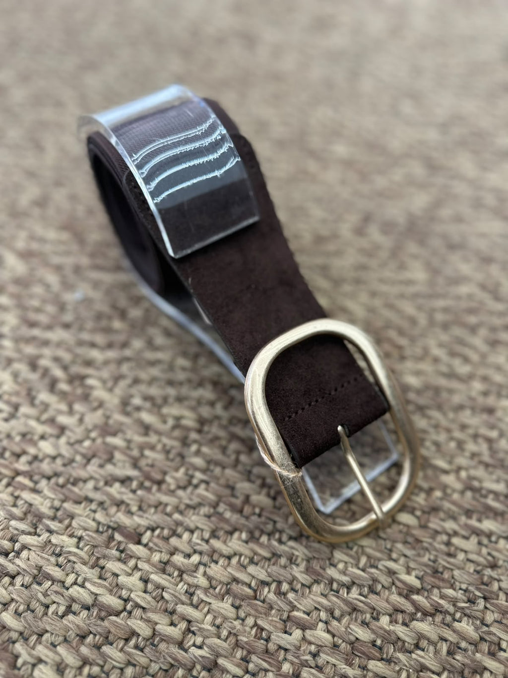Cintura elastica con fibbia oro