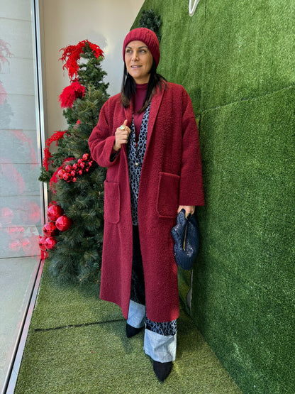 Cappotto Lungo Lana Cotta