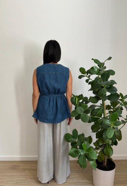 Gilet in Denim art. 11228