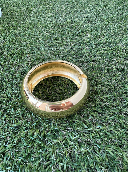 Bracciale Rigido Dorato Lucido