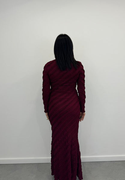 Abito Sirena Bordeaux art.25996