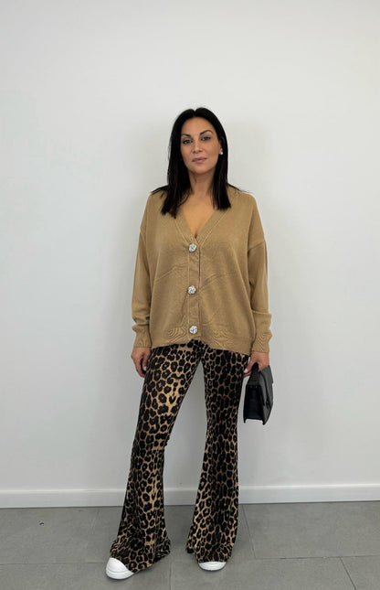 Cardigan con bottone 'Nodo' art.3031