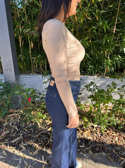 Body Lycra Scollo Rotondo