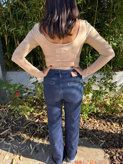 Body Lycra Scollo Rotondo