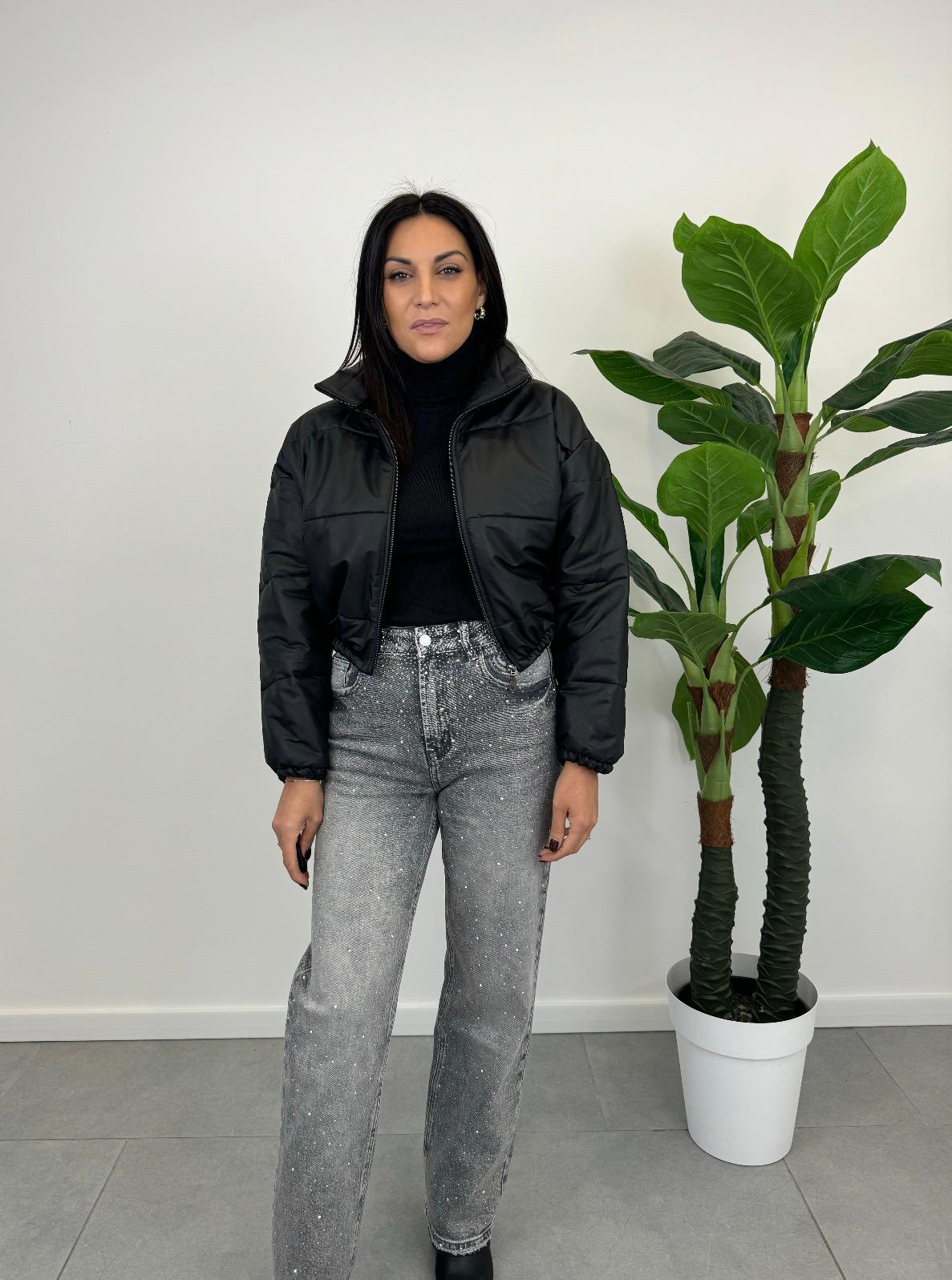 Bomber Kylie Ecopelle Nero