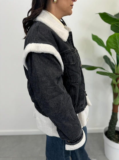 Giacca Paris di Jeans Imbottita art. 10597