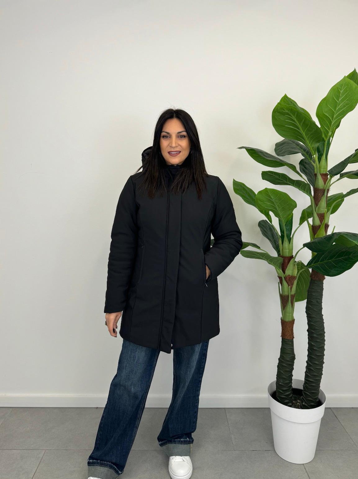 Piumino con cappuccio art. 23030