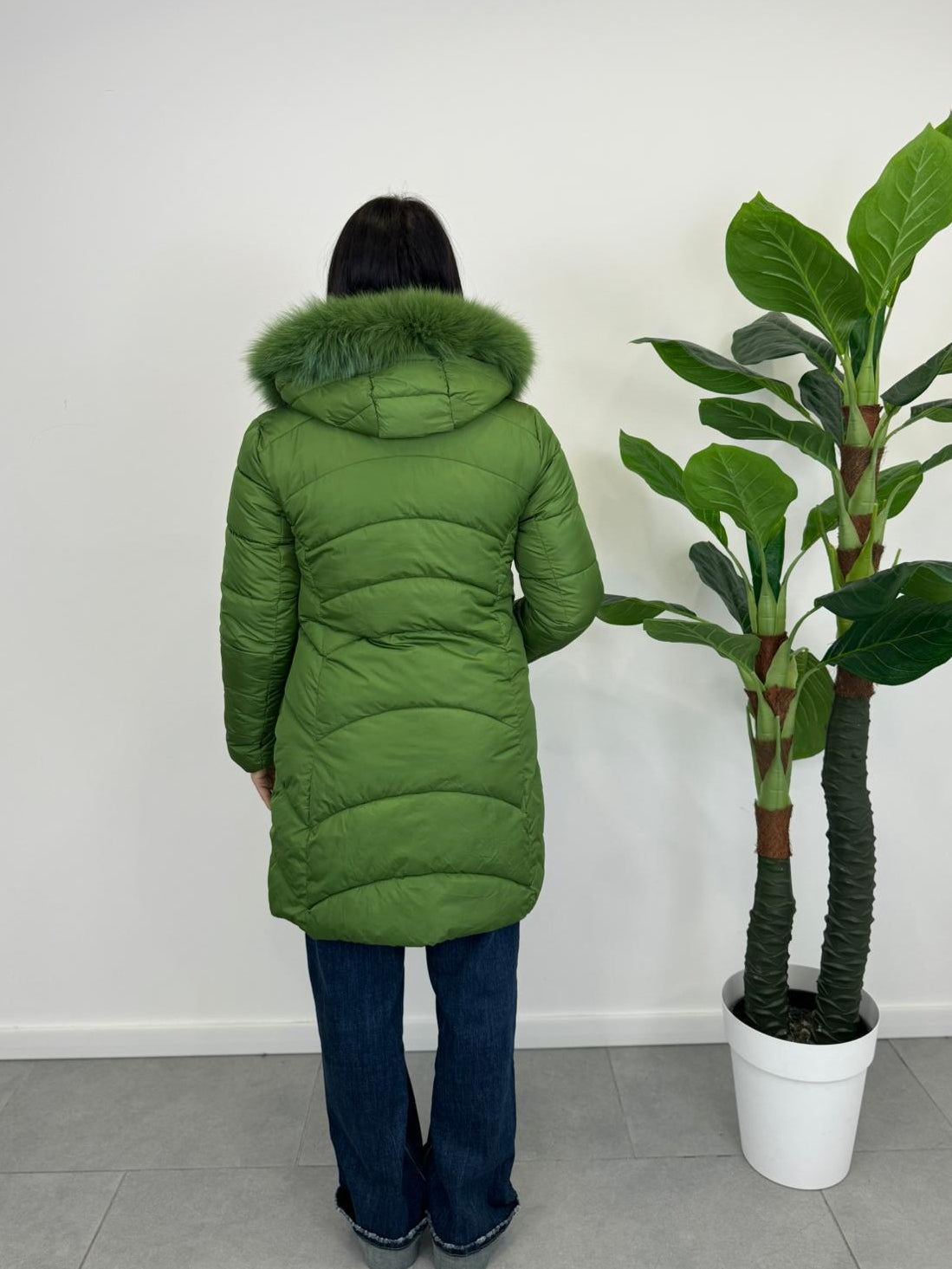 Piumino FLY con Cappuccio Eco Pelliccia art. 2555