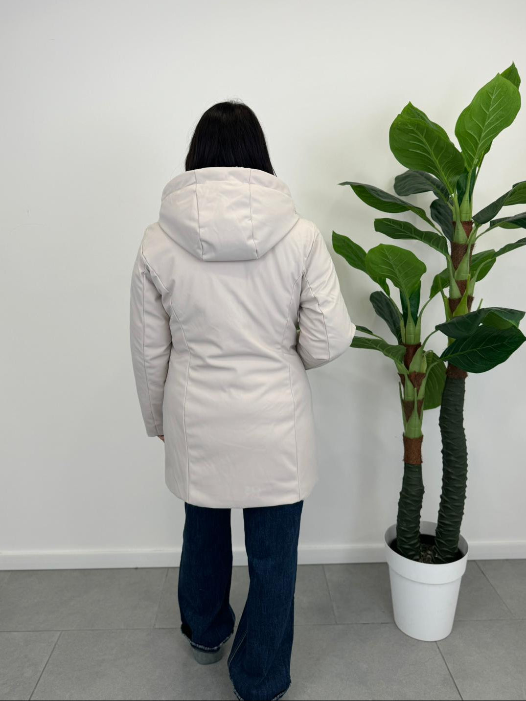 Piumino con cappuccio art. 23030