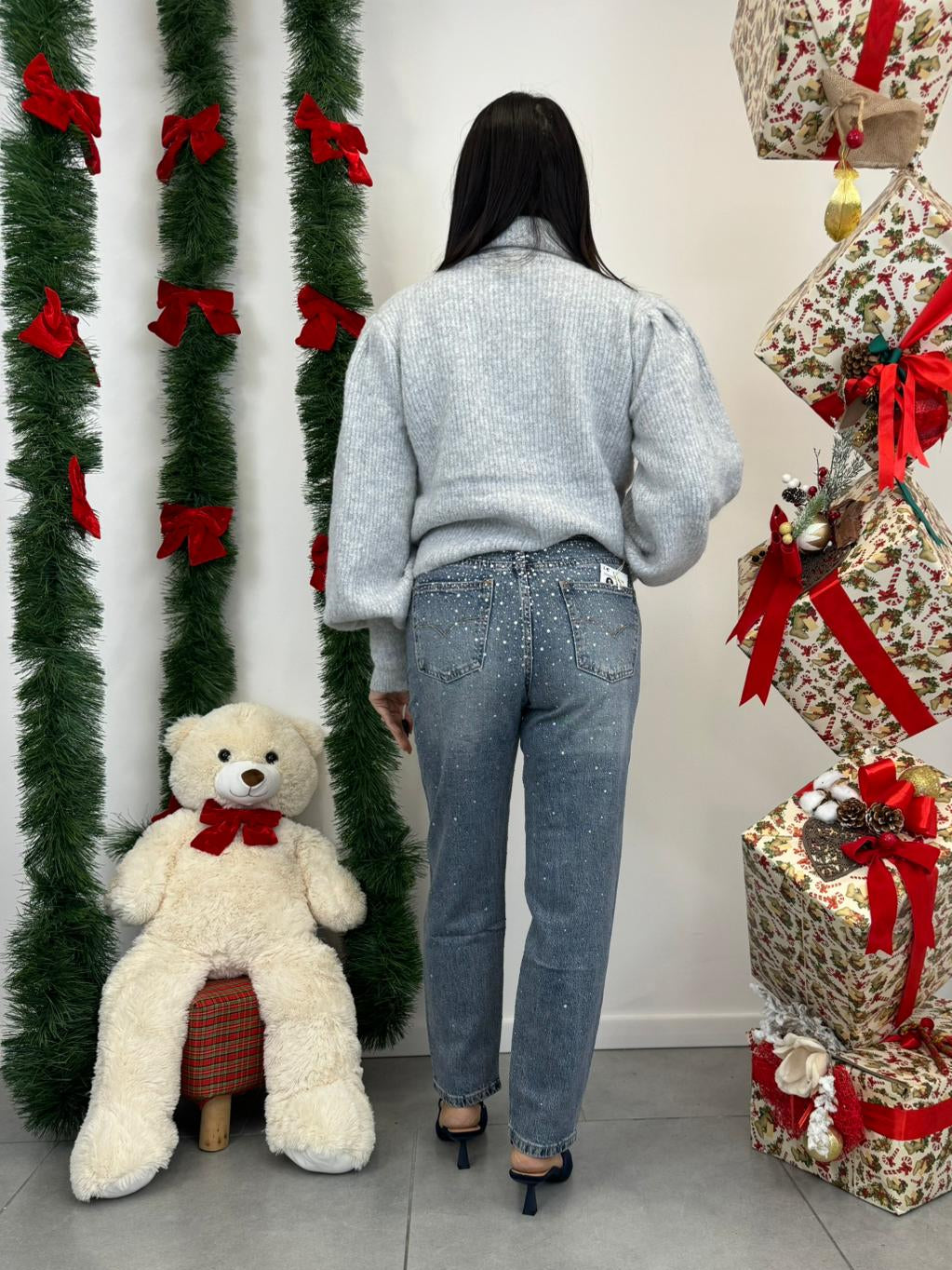 Pull manica a sbuffo art. 6050