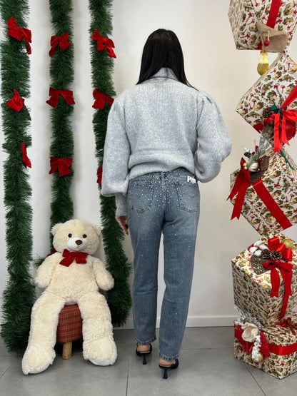 Pull manica a sbuffo art. 6050