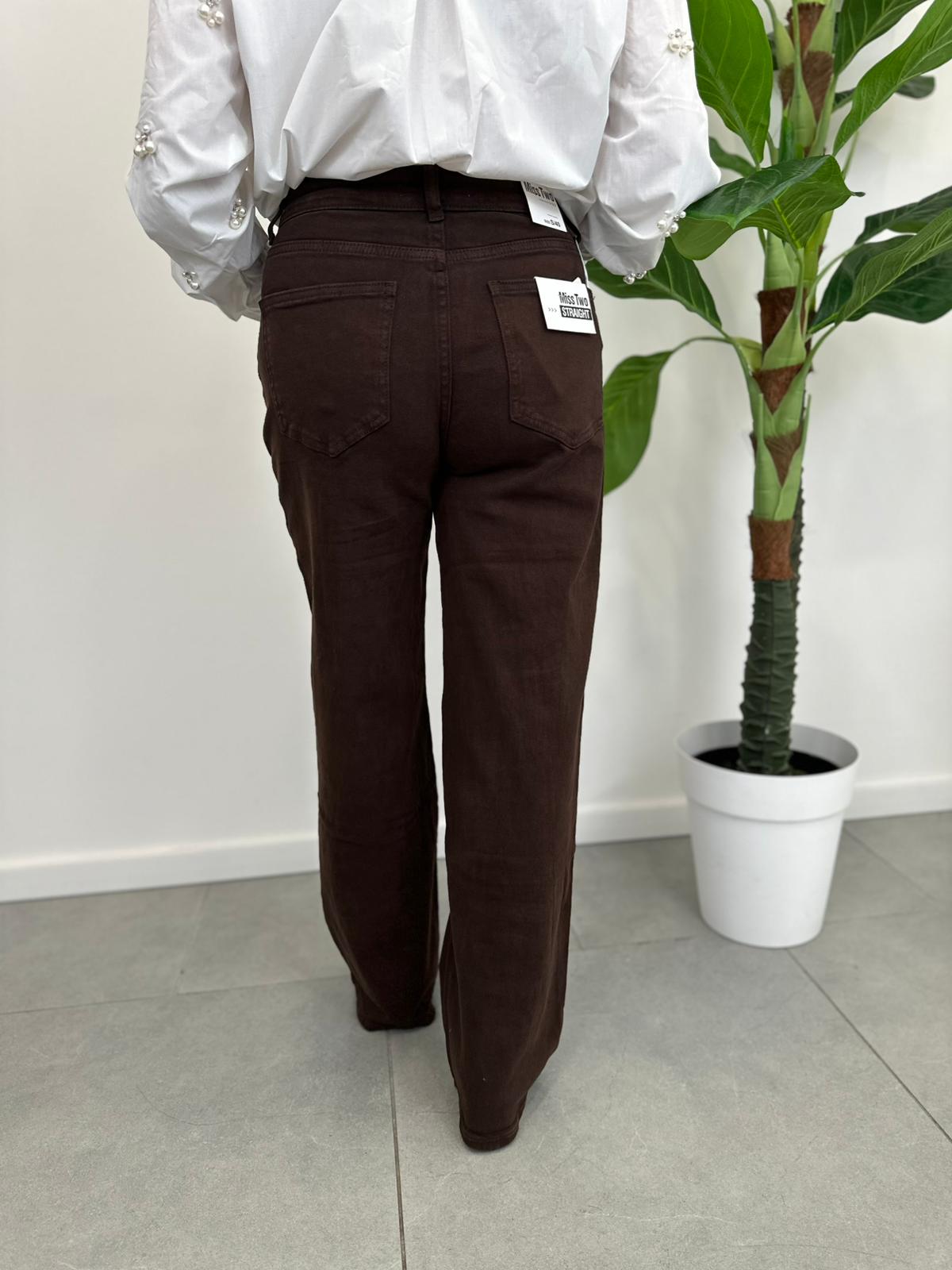 Jeans Palazzo Marrone Miss Two art. 430