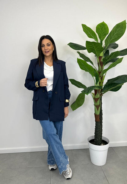 Jeans Palazzo con Ricami art. 6767-1