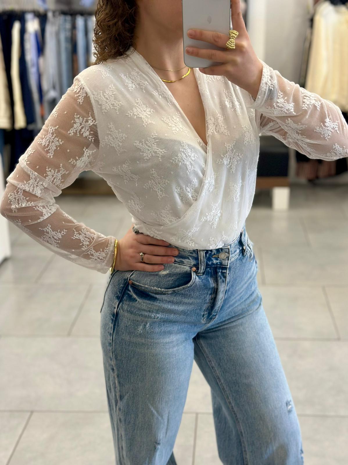 Maglia Aurora in pizzo art. 13721