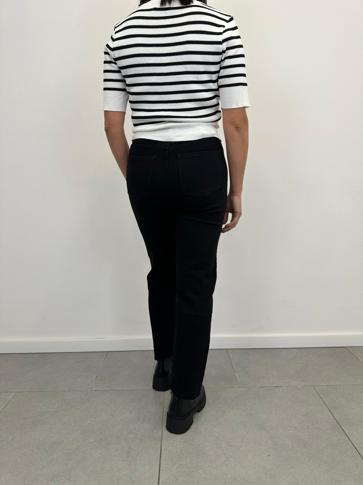 Jeans Vs Miss taglio vivo NERO art. 9303