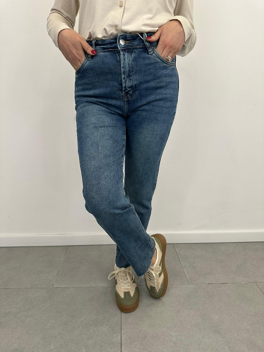 Jeans Vs Miss taglio vivo SABBIATO art. 8940