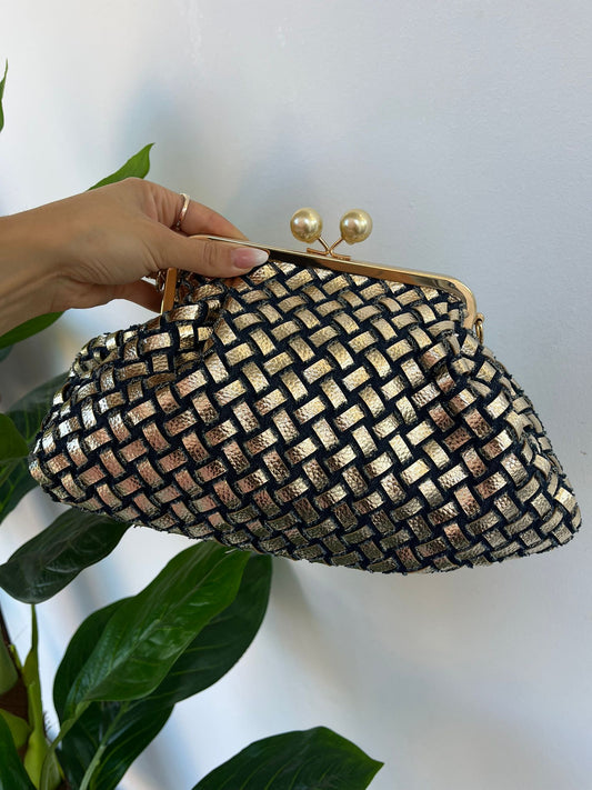 Borsa sacchetto intrecciata art.90210