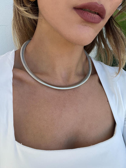 Collana Striata Semi Rigida