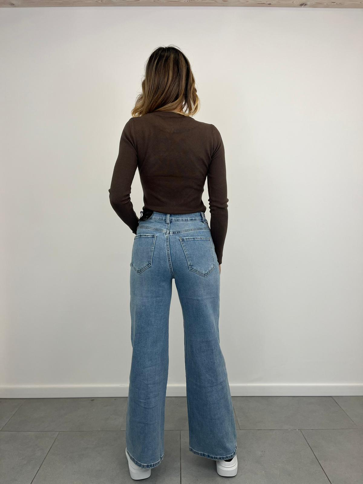 Jeans Wide leg Laulia art. 399-10