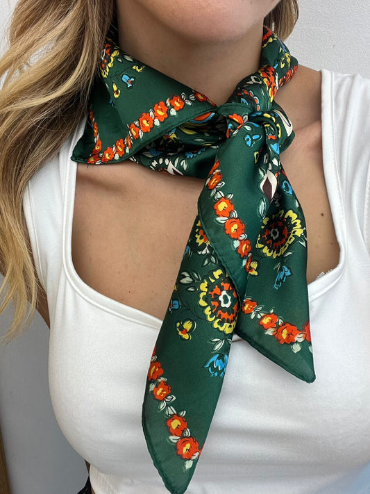 Foulard piccolo floreale