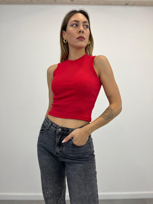 Top Basic Smanicato a Coste art. 5159