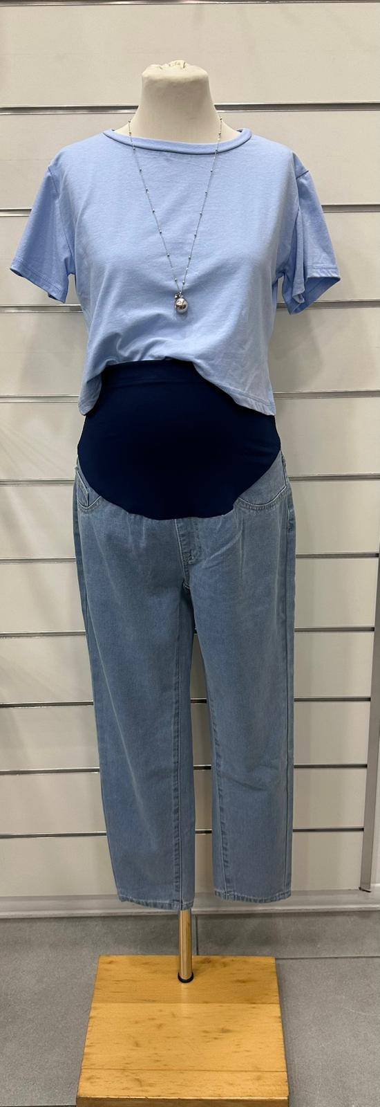 Jeans Pre Maman Denim Chiaro