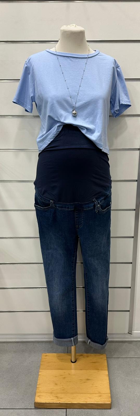 Jeans Pre Maman Denim Scuro art. 7593