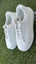 Sneakers Bianca con Suola Alta art. 12