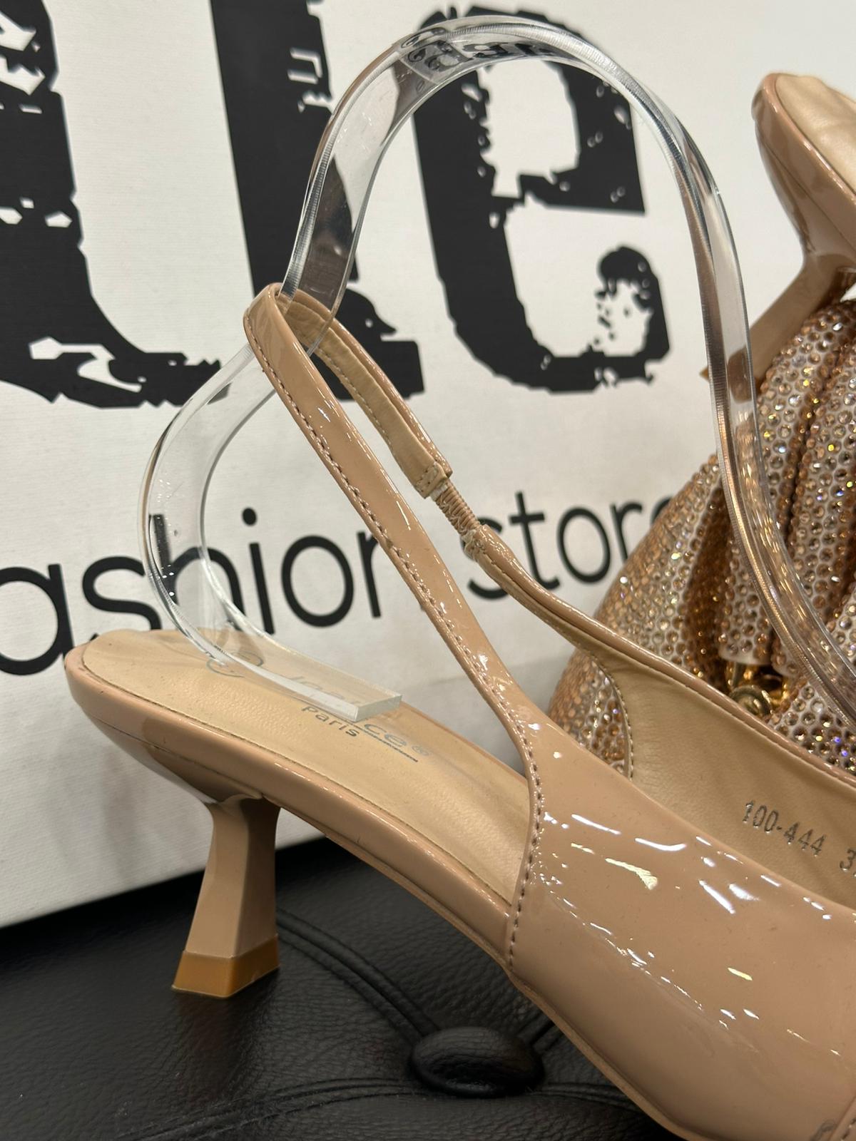 Slingback Nude